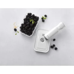 Bo&icirc;te sous vide M, Plastique, semi transparent-Gris
