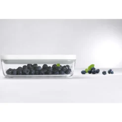 Boîte sous vide S, Verre, Gris