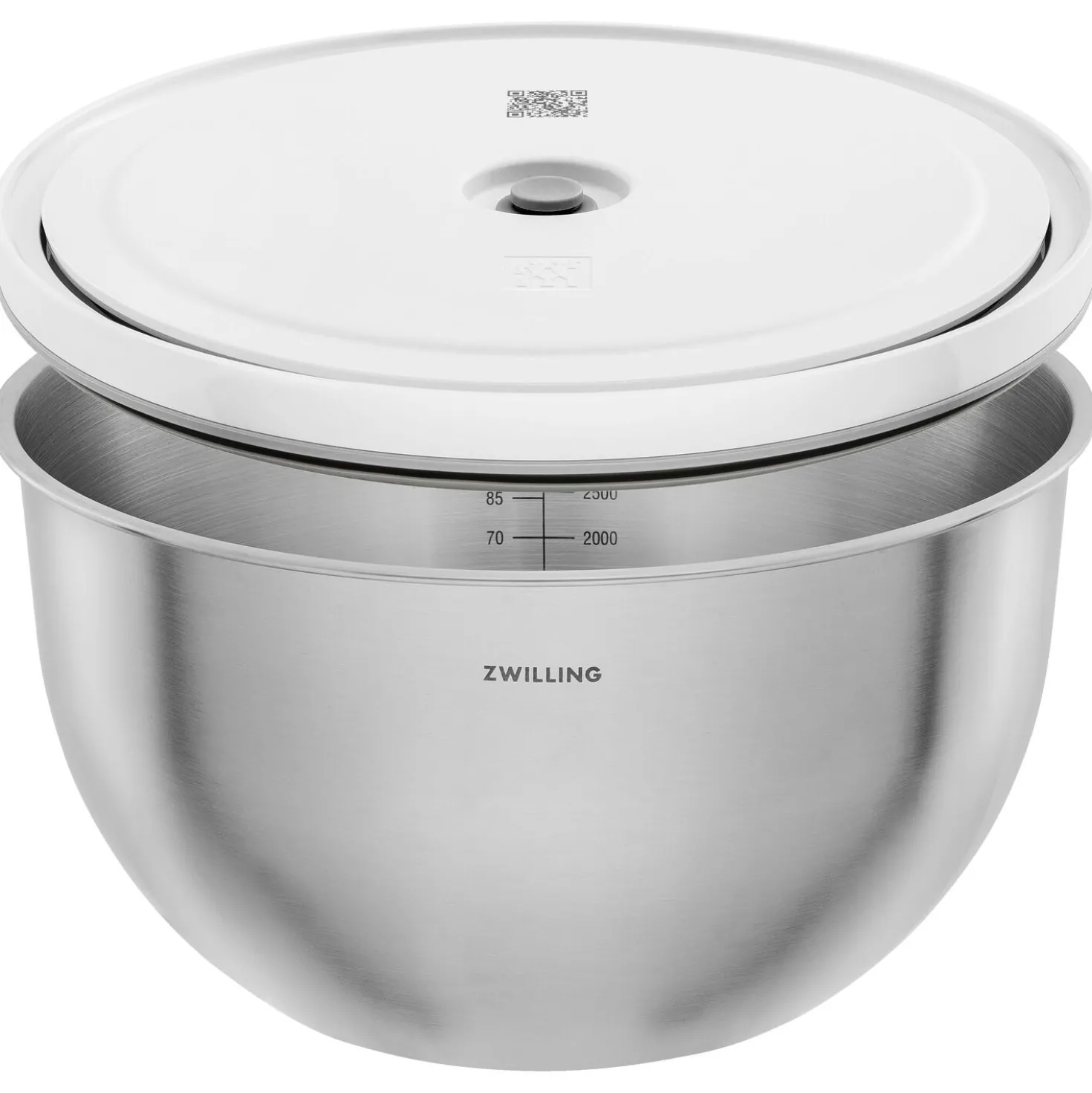 Bol sous vide L / 24 cm, Acier inoxydable, Argent