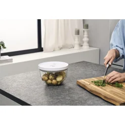 Bol sous vide M / 18 cm, Verre, Transparent
