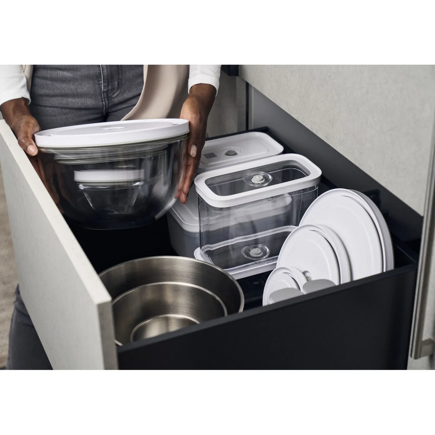 Bol sous vide S / 12 cm, Verre, Transparent