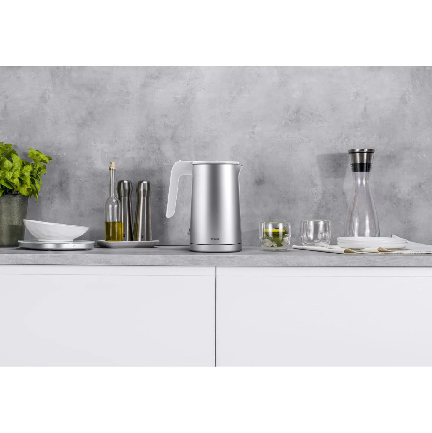 Bouilloire électrique, 1 l, Argent