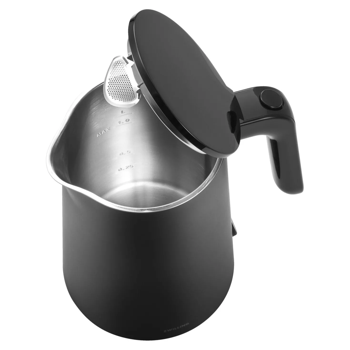 Bouilloire électrique, 1 l, Noir mat