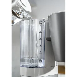 Cafetière avec filtre, 1,5 l, Blanc argenté