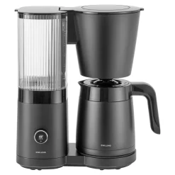 Cafetière avec filtre thermos, 1,25 l, Noir mat