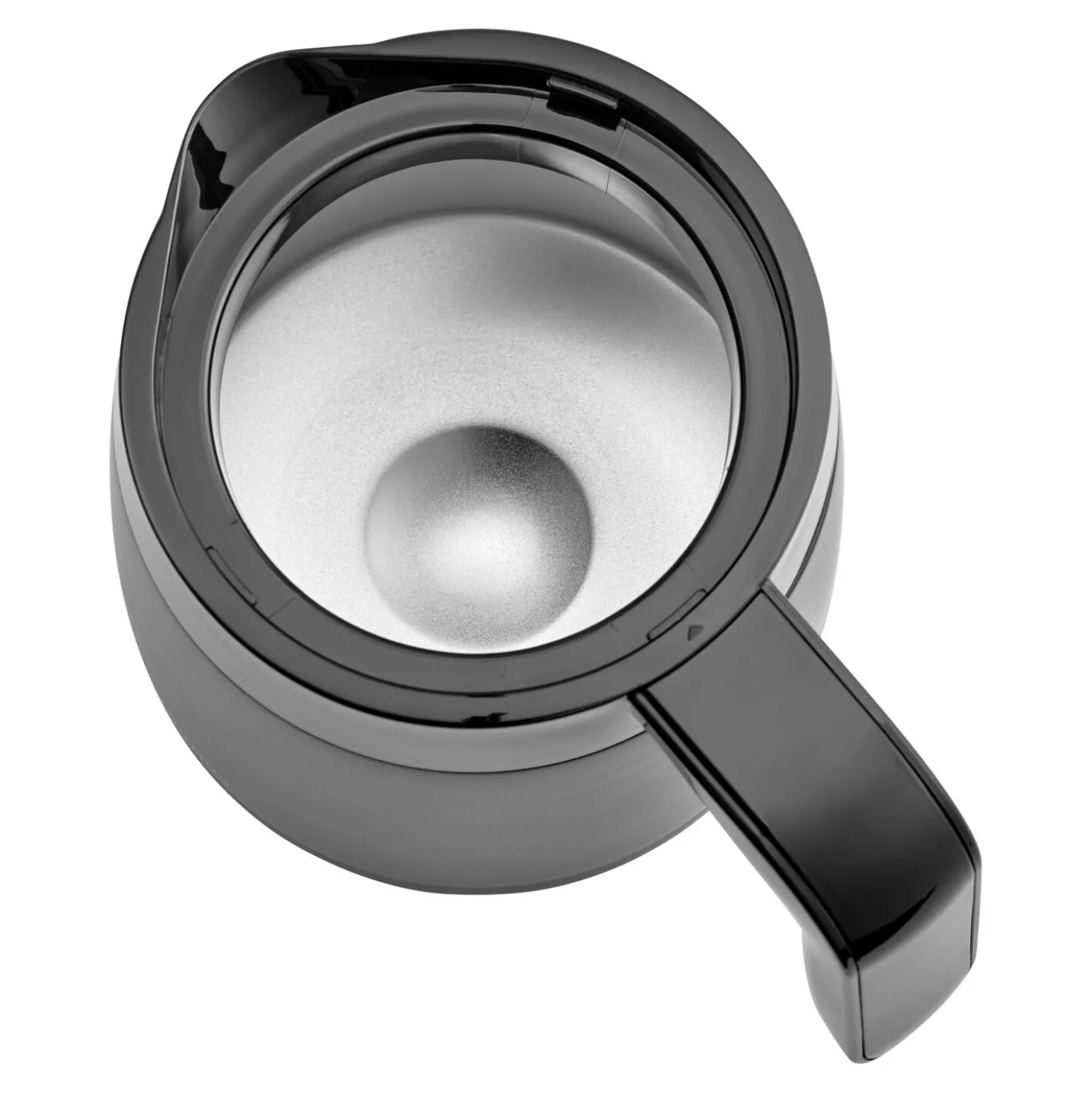 Cafetière avec filtre thermos, 1,25 l, Noir mat