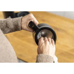 Cafetière avec filtre thermos, 1,25 l, Noir mat