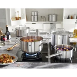 Casserole 20 cm, Inox 18/10, Argent