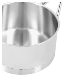 Casserole avec couvercle 14 cm, Inox 18/10, Argent