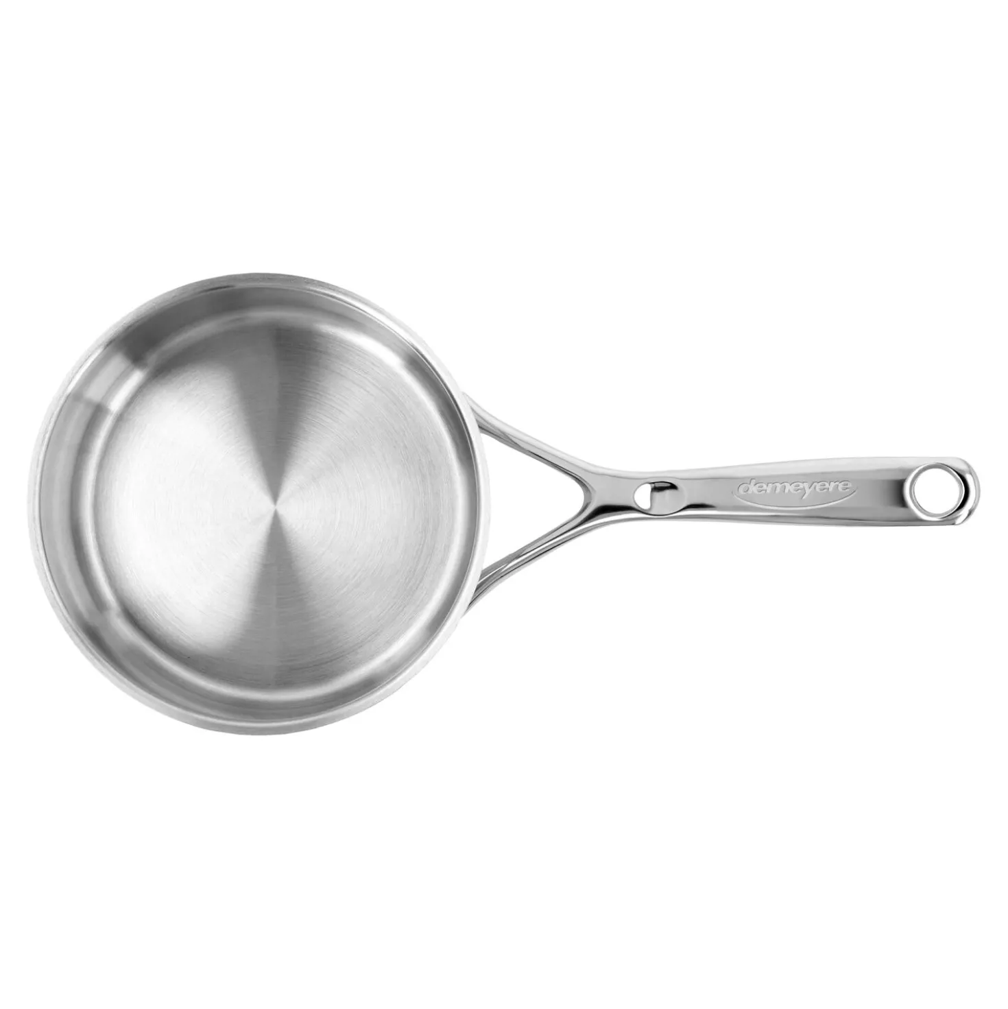 Casserole avec couvercle 16 cm, Inox 18/10, Argent