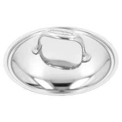 Casserole avec couvercle 18 cm, Inox 18/10, Argent