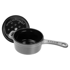 Casserolette 10 cm, Fonte, Gris graphite