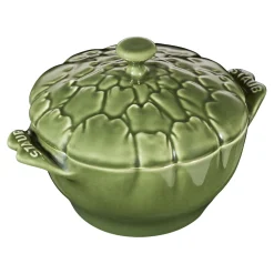 Cocotte 13 cm, Artichaut, Basilic, Céramique