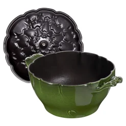 Cocotte 22 cm, Artichaut, Basilic, Fonte