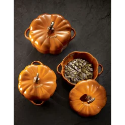 Cocotte 12 cm, Citrouille, Cannelle, Céramique