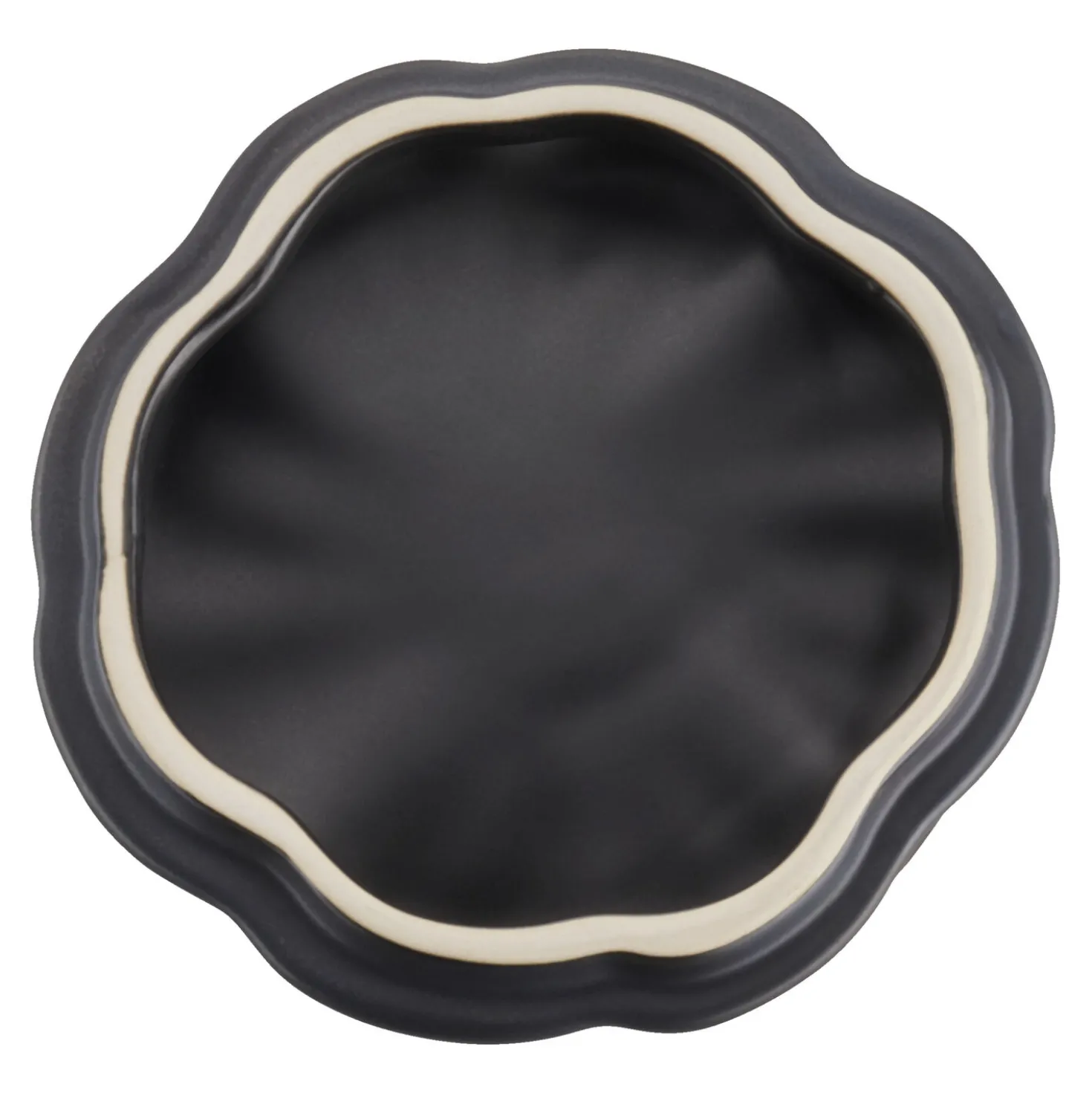 Cocotte 12 cm, Citrouille, Noir mat, Céramique
