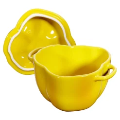 Cocotte 11 cm, Jaune, Céramique