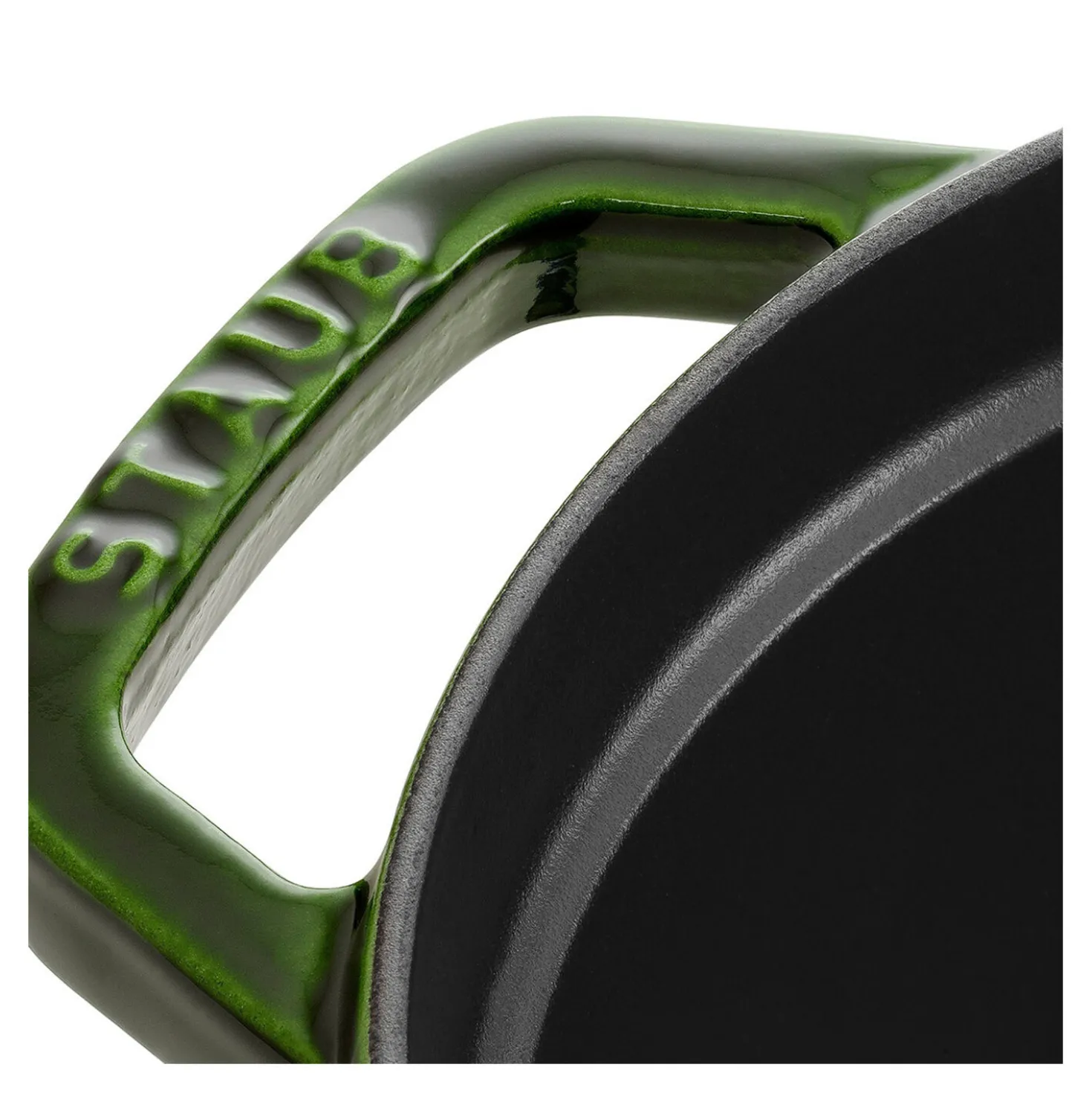 Cocotte 33 cm, Ovale, Basilic, Fonte
