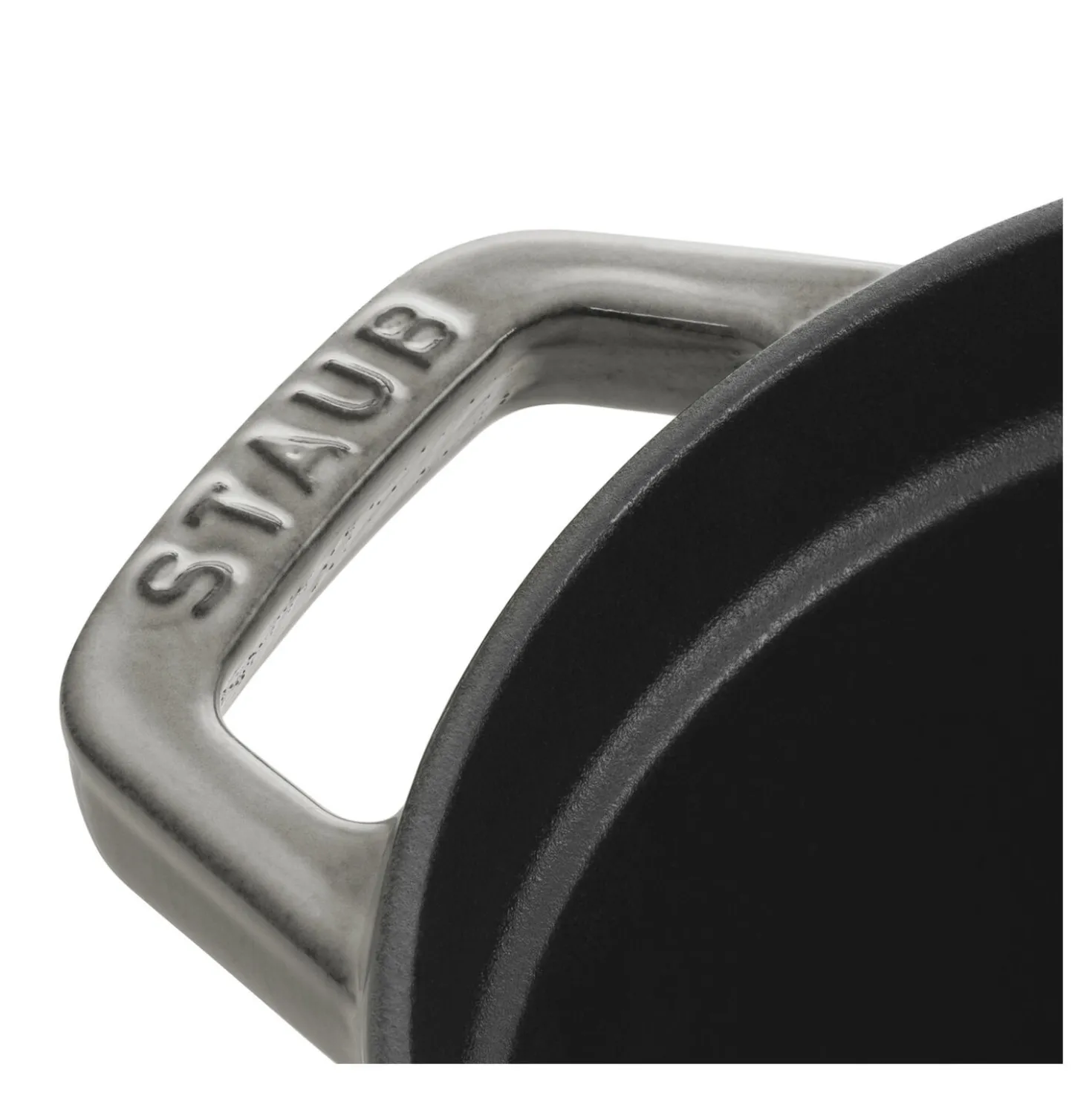 Cocotte 27 cm, Ovale, Gris graphite, Fonte