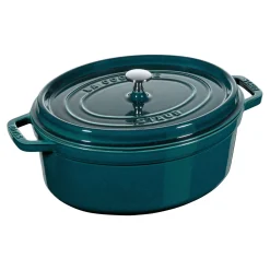 Cocotte 33 cm, Ovale, La Mer, Fonte