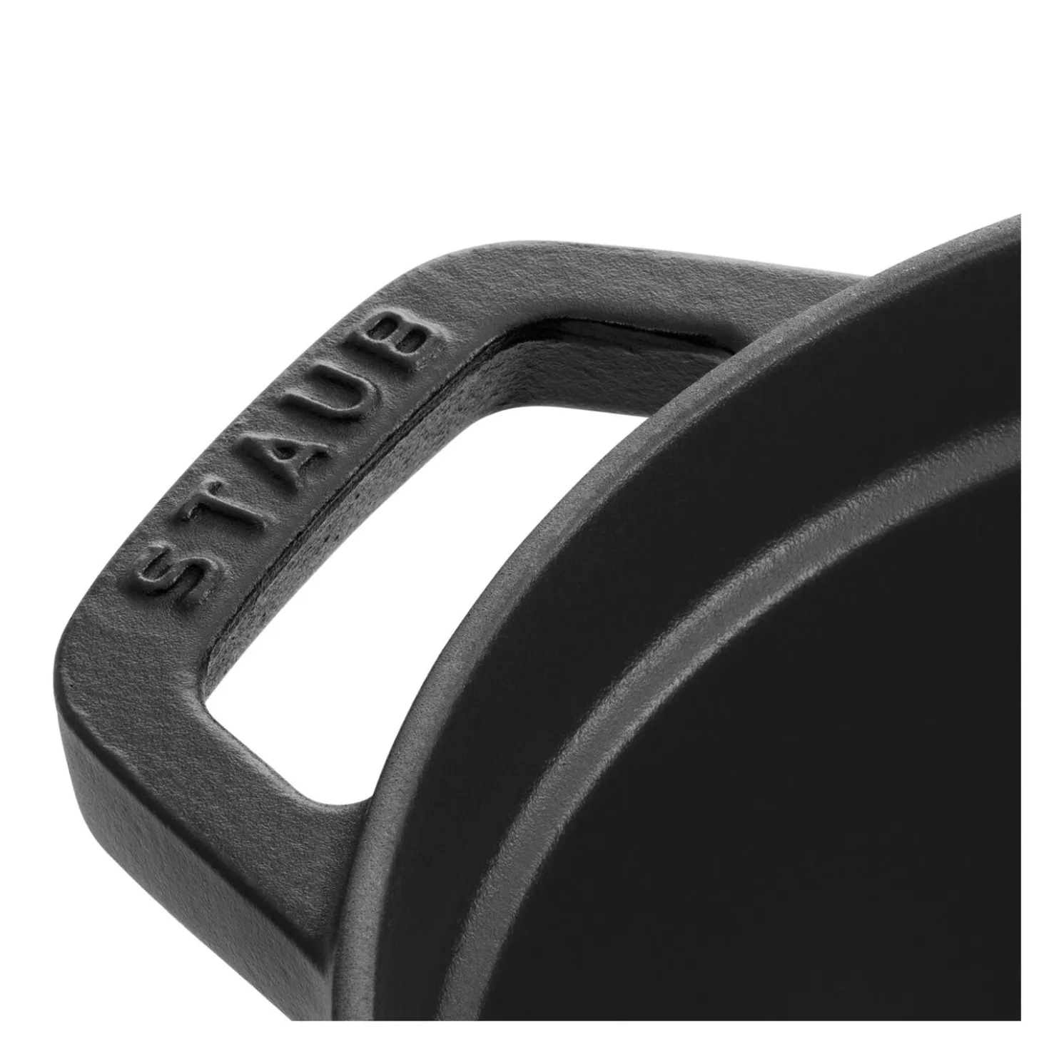 Cocotte 29 cm, Ovale, Noir mat, Fonte