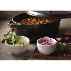 Cocotte 41 cm, Ovale, Noir mat, Fonte