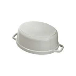 Cocotte 27 cm, Ovale, Truffe blanche, Fonte
