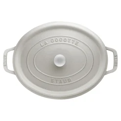 Cocotte 33 cm, Ovale, Truffe blanche, Fonte
