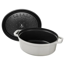 Cocotte 31 cm, Ovale, Truffe blanche, Fonte