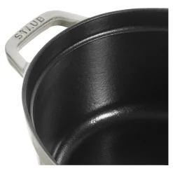 Cocotte 37 cm, Ovale, Truffe blanche, Fonte