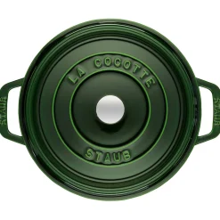 Cocotte 26 cm, Rond(e), Basilic, Fonte