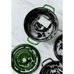 Cocotte 26 cm, Rond(e), Basilic, Fonte