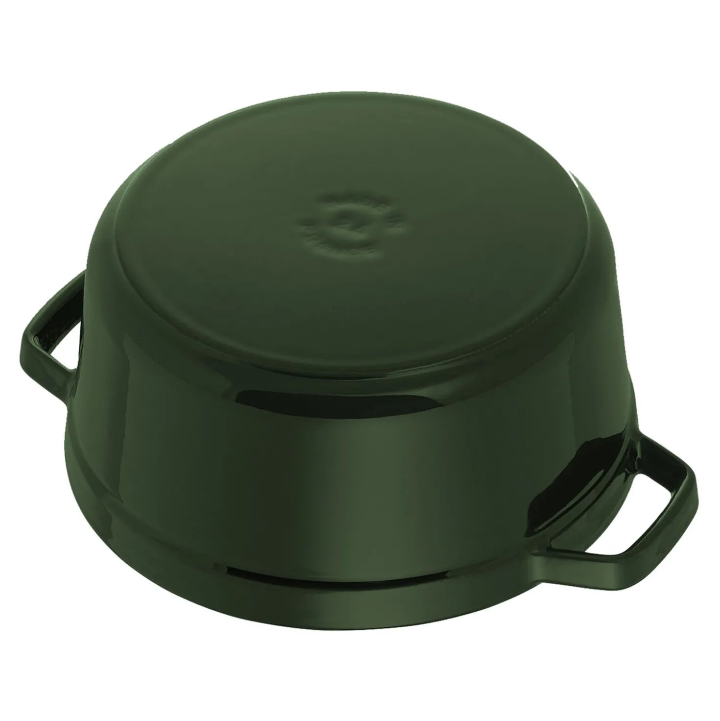Cocotte 24 cm, Rond(e), Basilic, Fonte