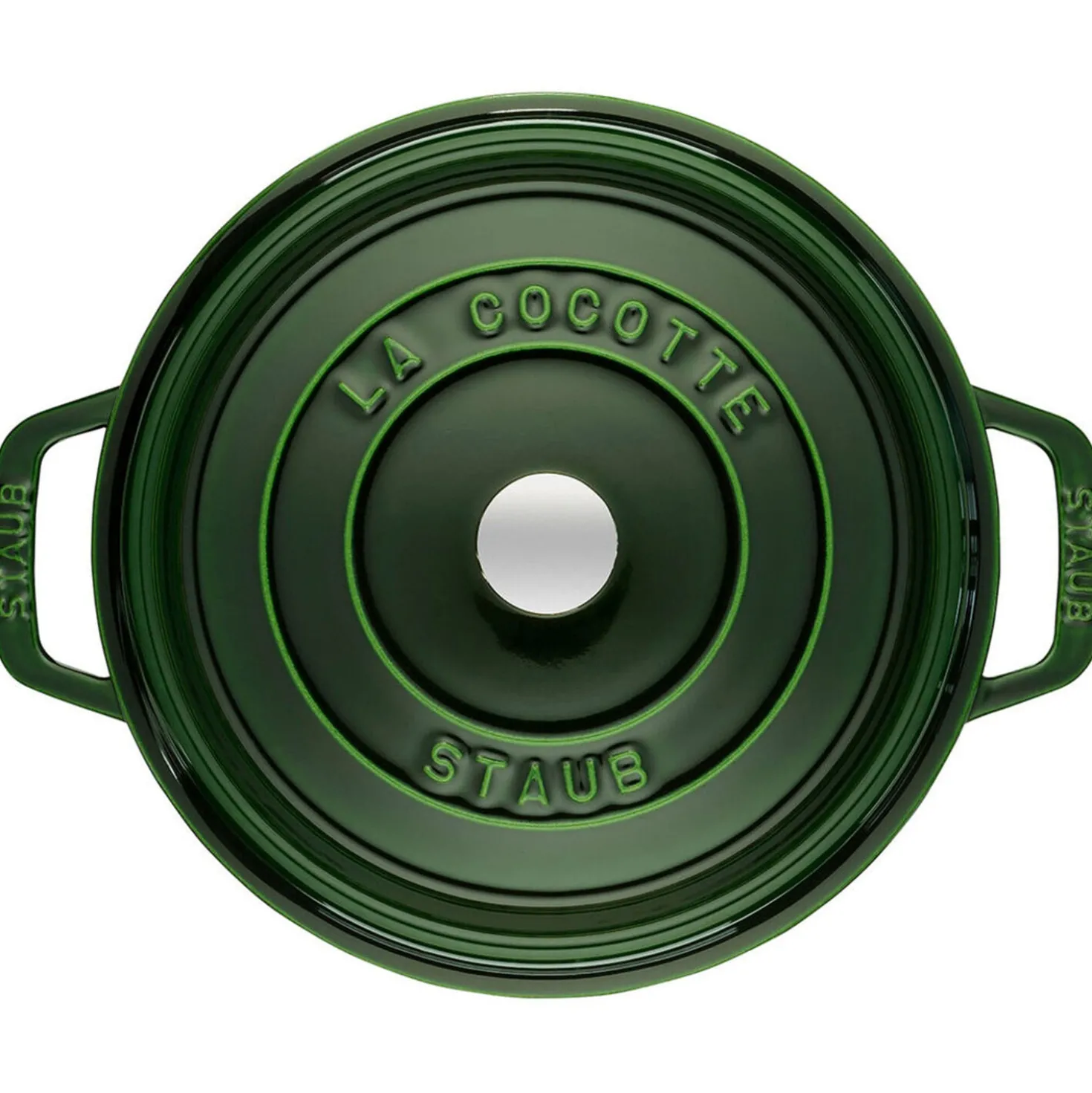 Cocotte 24 cm, Rond(e), Basilic, Fonte