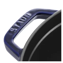 Cocotte 26 cm, Rond(e), Bleu intense, Fonte