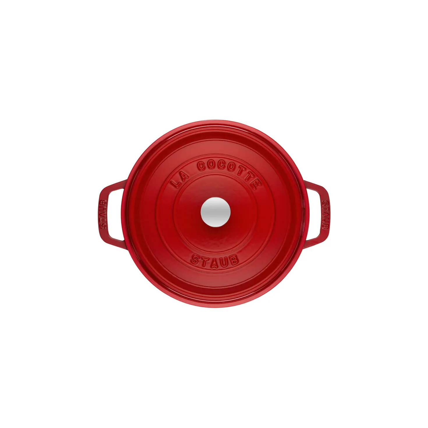 Cocotte 18 cm, Rond(e), Cerise, Fonte