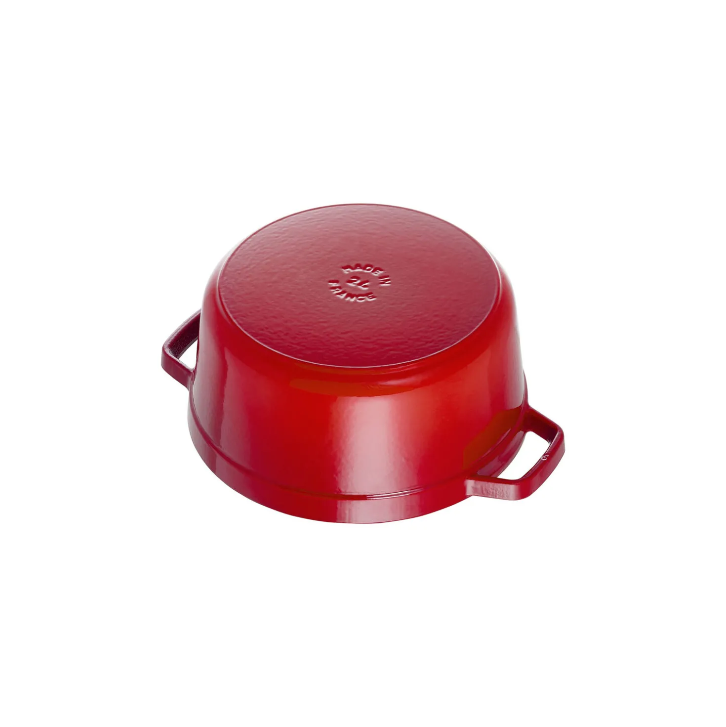 Cocotte 26 cm, Rond(e), Cerise, Fonte