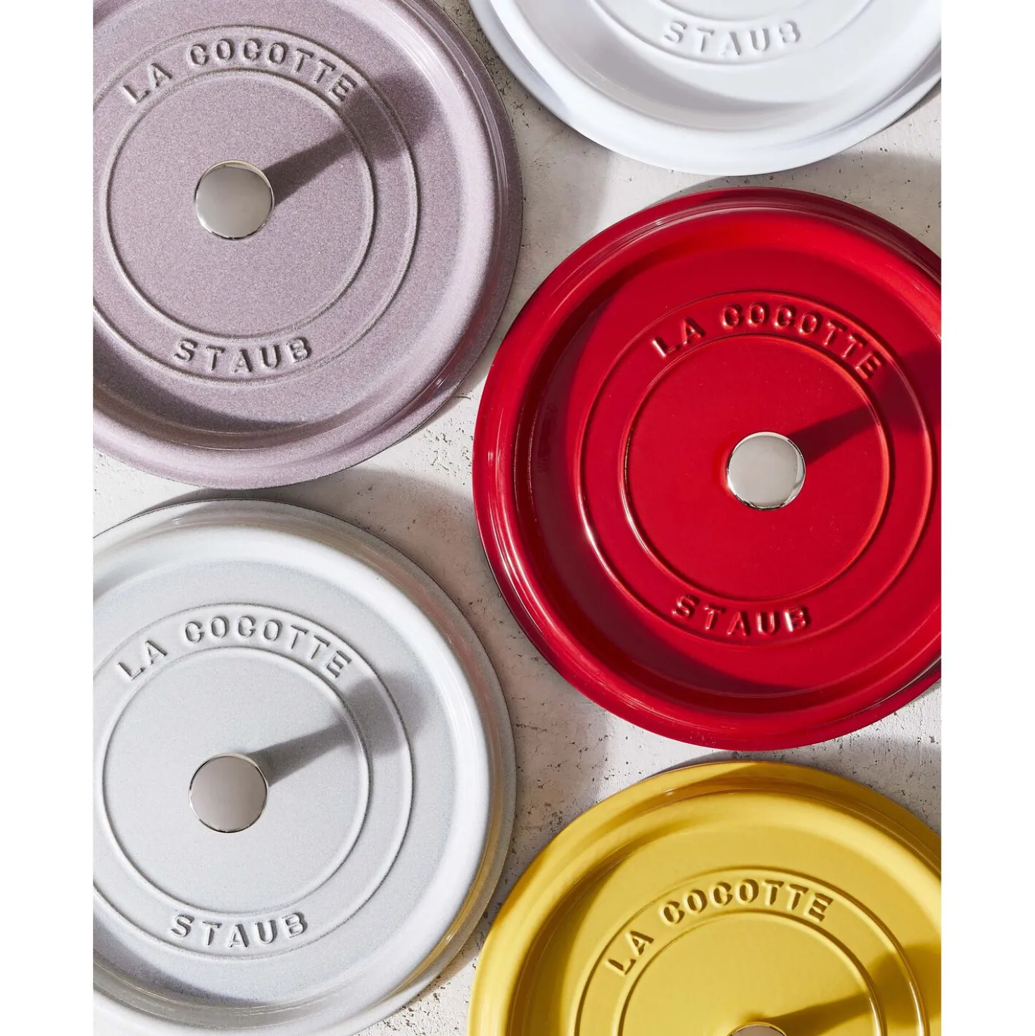 Cocotte 26 cm, Rond(e), Cerise, Fonte