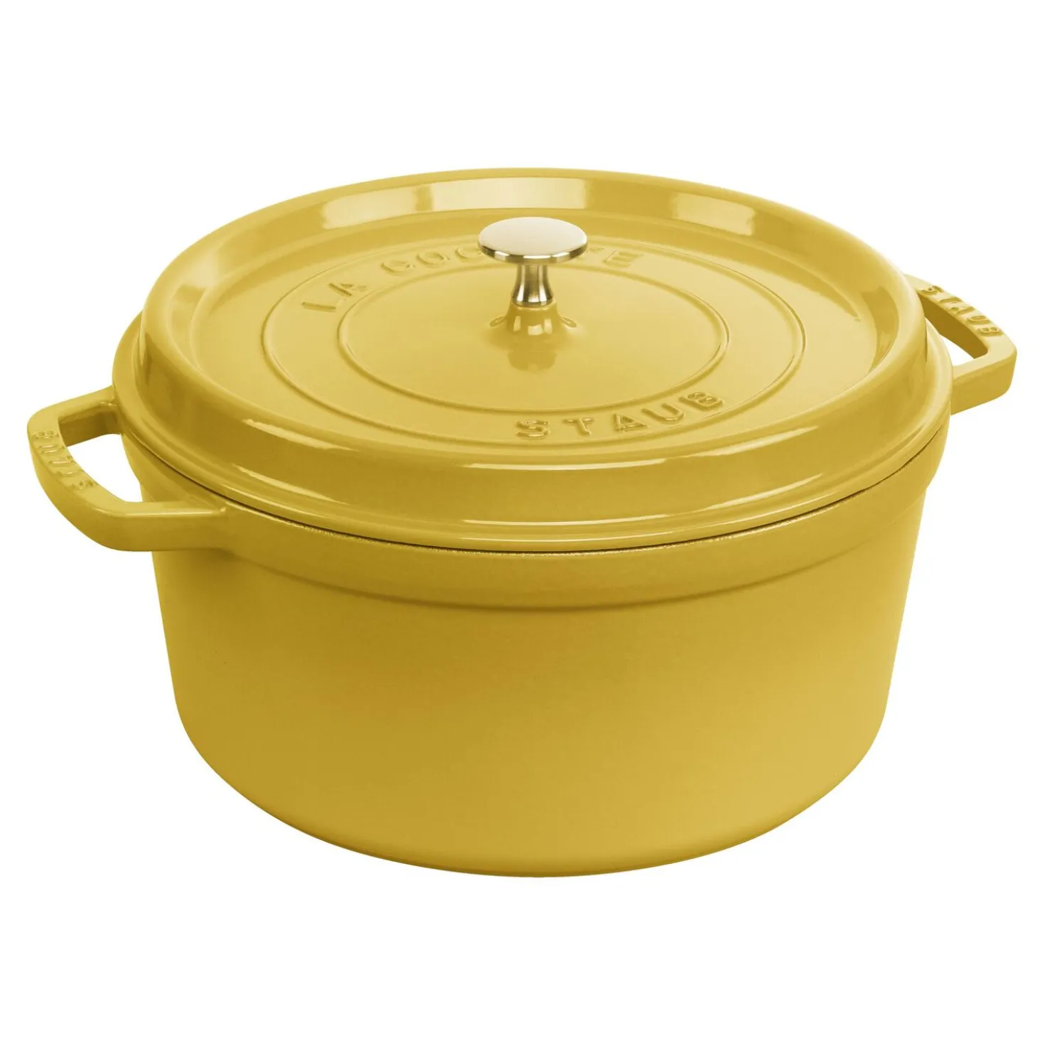 Cocotte 28 cm, Rond(e), Citron, Fonte