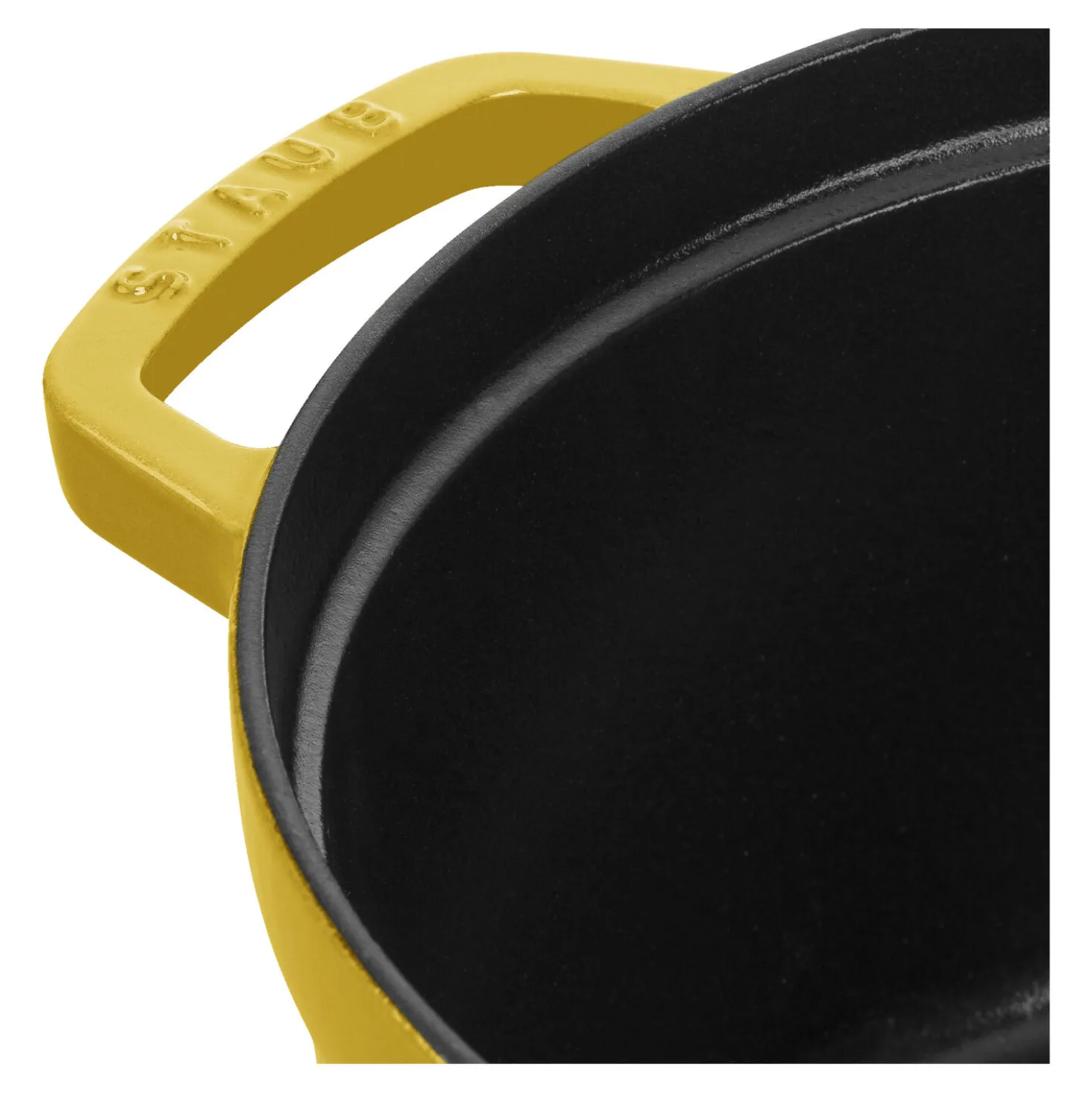 Cocotte 28 cm, Rond(e), Citron, Fonte
