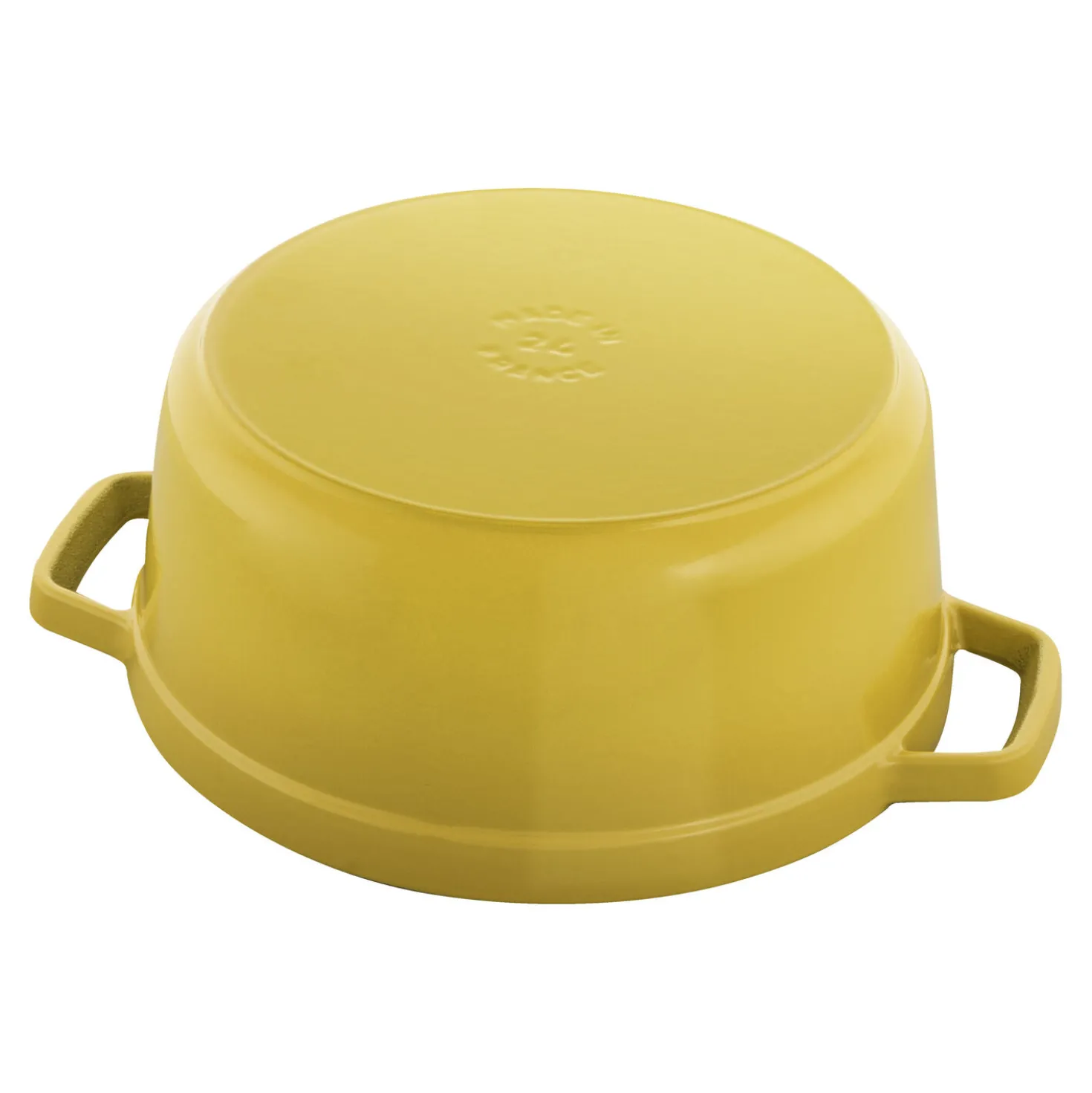 Cocotte 24 cm, Rond(e), Citron, Fonte