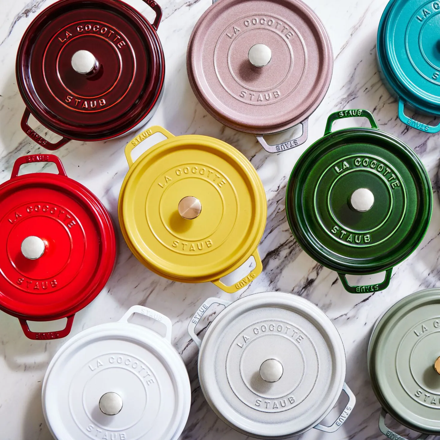 Cocotte 24 cm, Rond(e), Citron, Fonte