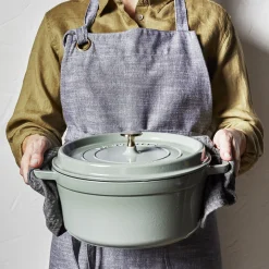 Cocotte 28 cm, Rond(e), Eucalyptus, Fonte