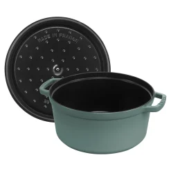 Cocotte 24 cm, Rond(e), Eucalyptus, Fonte
