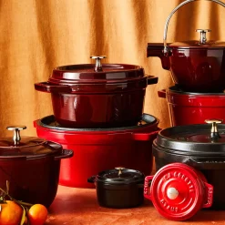 Cocotte 24 cm, Rond(e), Grenadine, Fonte