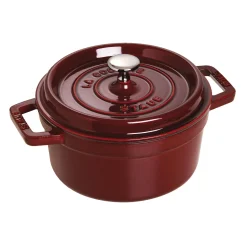 Cocotte 22 cm, Rond(e), Grenadine, Fonte