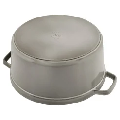 Cocotte 24 cm, Rond(e), Gris graphite, Fonte