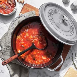 Cocotte 26 cm, Rond(e), Gris graphite, Fonte
