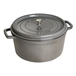 Cocotte 30 cm, Rond(e), Gris graphite, Fonte