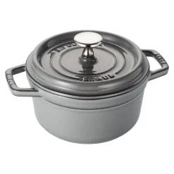 Cocotte 16 cm, Rond(e), Gris graphite, Fonte